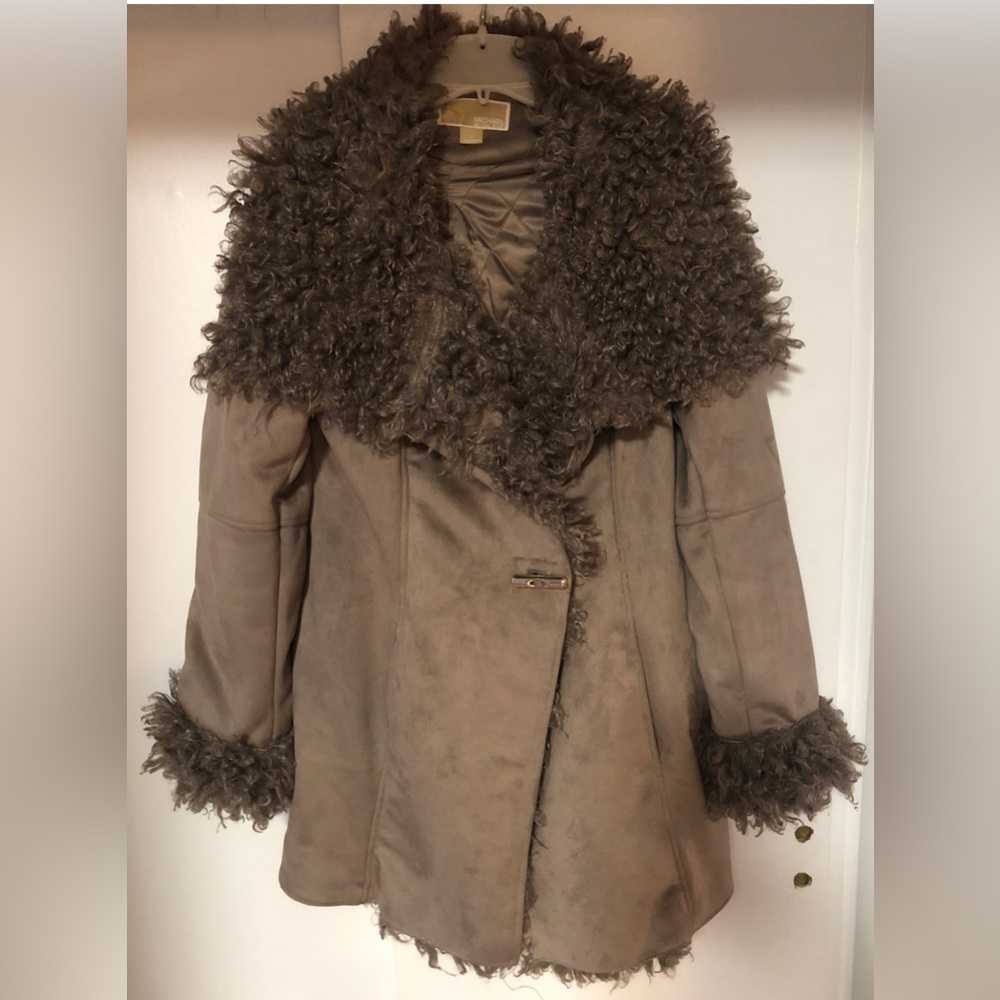 Michael kors faux shearling coat. Size M. NWOT